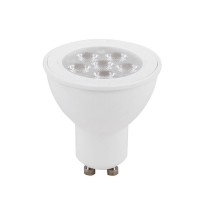 Plastic Housing LED Bulb CE RoHS GU10, SMD 6W LED GU10 Bulbs